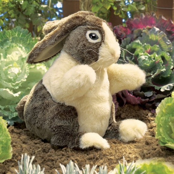 Folkmanis Puppet Dutch Rabbit - Picture 2 of 5